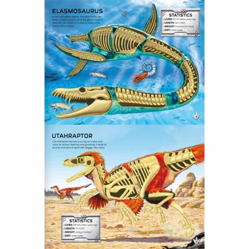 Usborne Build Your Own Dinosaurs and T-rex Sticker Book